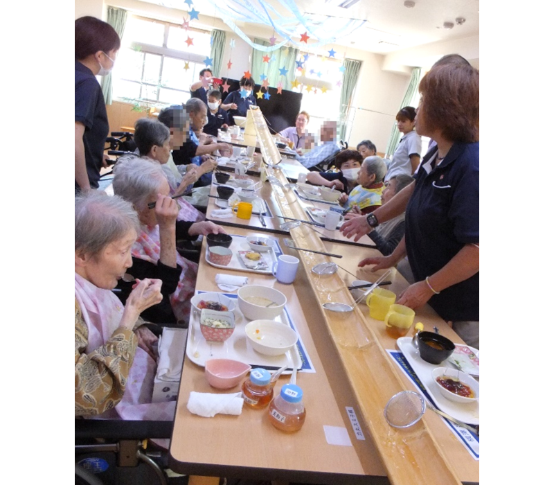 流しそうめん 流しそうめん